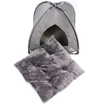 Winsterch Cozy Cat Bed Cave for Indoor Cats