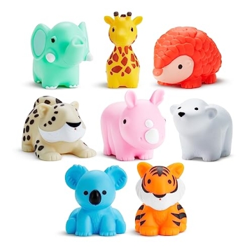 Munchkin® Wild™ Animal Bath Toys for Toddlers, 8 Pack