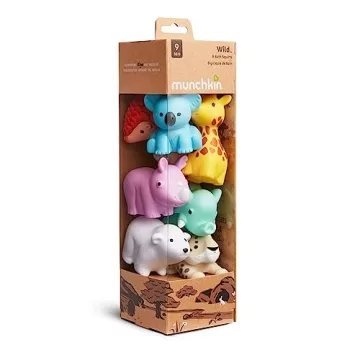 Munchkin® Wild™ Animal Bath Toys for Toddlers, 8 Pack