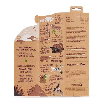 Munchkin® Wild™ Animal Bath Toys for Toddlers, 8 Pack