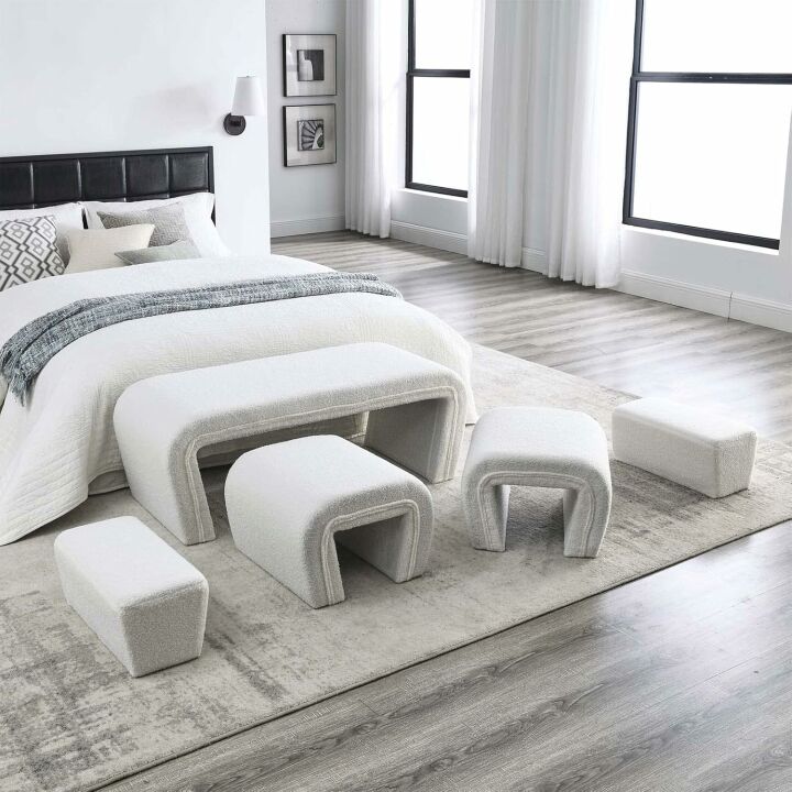 Ottoman Bench with Stools for Living Room