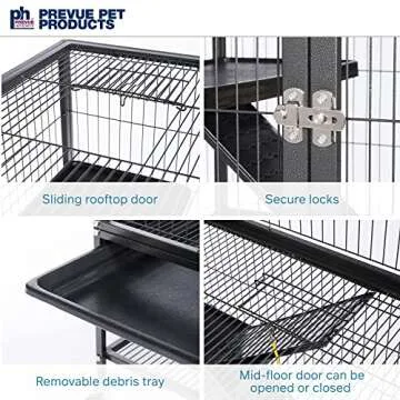 Fiesty Ferret Home – Spacious & Sturdy Small Animal Cage