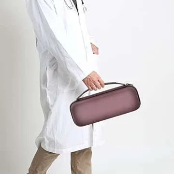Stethoscope Case Compatible with 3M Littmann Classic III Monitoring/Lightweight II S.E/Cardiology IV Diagnostic/MDF Acoustica Stethoscopes, Extra Pocket for Doctor & Nurse Accessories (Dark Brown)