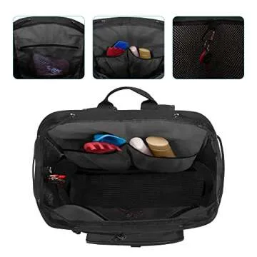 Fasrom Mesh Beach Bag Backpack with Zipper Bottom, Sport Gym Backpack for Swimming, Beach, Pool and ...