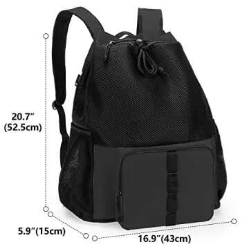 Spacious Fasrom Mesh Beach Bag Backpack - Perfect for Summer Fun