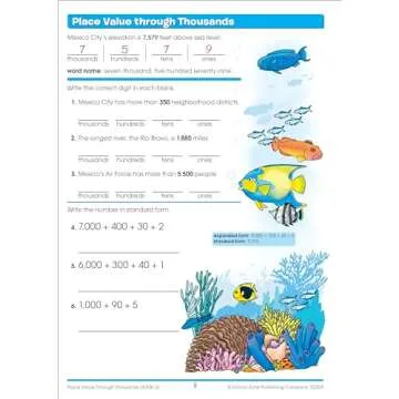 Enhance Math Skills with School Zone - Math Basics 4 Workbook