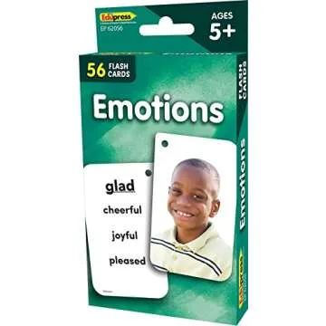 Teacher Created Resources Emotions Flash Cards (EP62056) 0.75 H x 6.125 L x 3.25 W