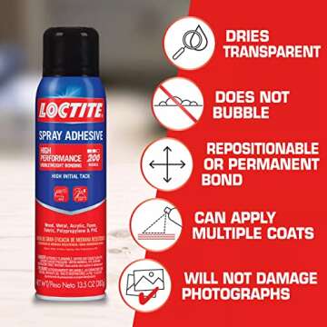 13.5 oz Loctite 2235317 Loctite High Performance Spray Adhesive