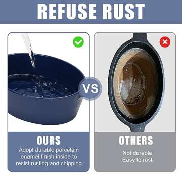 G Good Gain Heavy Duty Wood Stove Steamer - 2.5 Quart Cast Iron Humidifier