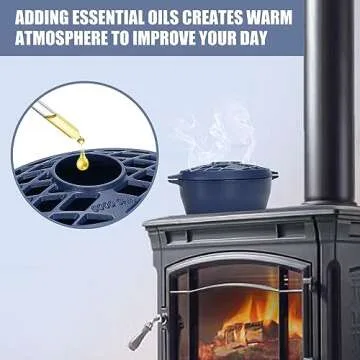 G Good Gain Heavy Duty Wood Stove Steamer - 2.5 Quart Cast Iron Humidifier