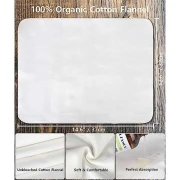 MUZAMOX Castor Oil Organic Cold Pressed Unrefined Glass Bottle (8fl.oz/237ml), Castor Oil Pack Wrap Organic Cotton and Castor Oil Packs for Liver Detox