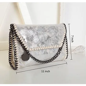 Beatfull Designer Chain Shoulder Purse for Women Soft Leather Quilted Clucth Fashion Message Crossbody bag