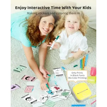 Ponek Mini Sticker Printer Bluetooth Inkless Portable