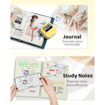 Ponek Mini Sticker Printer Bluetooth Inkless Portable