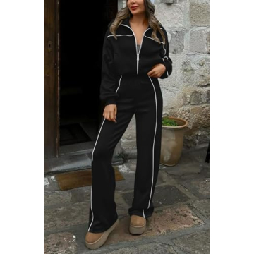 Stylish BTFBM Women's Two Piece Tracksuit for Fall