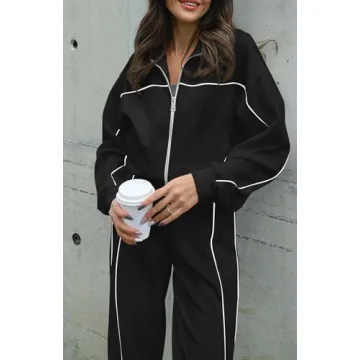 Stylish BTFBM Women's Two Piece Tracksuit for Fall