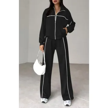 Stylish BTFBM Women's Two Piece Tracksuit for Fall