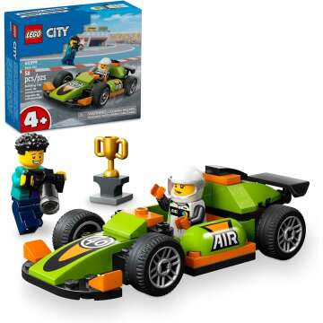 LEGO City Green Race Car Building Kit Ages 4+ 60399