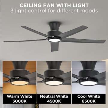 ocioc 52 inch Ceiling Fans with Lights