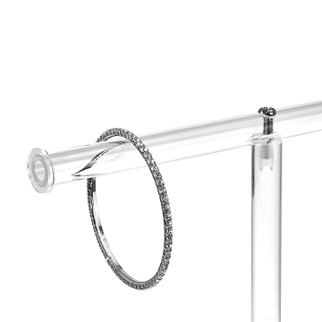 MOOCA Deluxe Clear Acrylic Jewelry Organizer for Stylish Storage