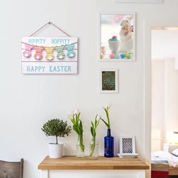 Valery Madelyn Happy Easter Wooden Hanging Sign for Decor