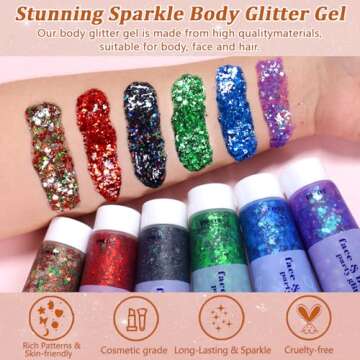 Boko Glitter Gel - Sparkle in Vibrant Pink for All Occasions