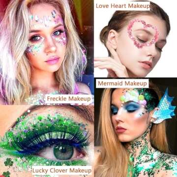 Boko 50ML Body Glitter Gel for Face and Body Shine