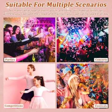 Boko 50ML Body Glitter Gel for Face and Body Shine