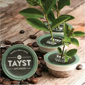 Tayst Coffee Pods, Medium & Heroic Medium Roast, K Cups Compatible with Keurig Coffee Maker, Sustainable Single Serve, Pack of 240