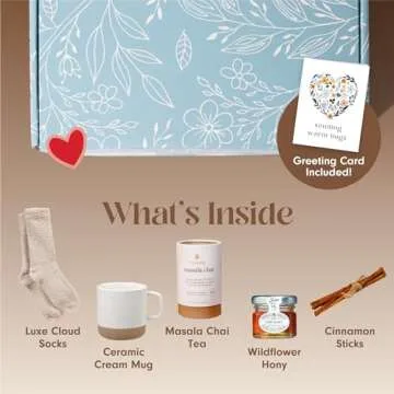 Unboxme Thank You Gift Basket For Women. Show Your Appreciation with the Warm + Cozy Care Spa Box. A Thoughtful Self Care Gift for Clients, Coworkers, Friends and Employees.