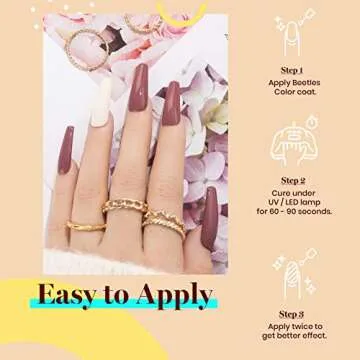 beetles Gel Nail Polish, 1Pcs 0.5Oz 15ml Dusty Rose Nail Polish Dried-Rose Dusty Pink Fall Soak Off UV LED Nail Lamp Nail Art Manicure Salon DIY Home Solid Gel Nail Design Decoration for Women