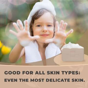 One With Nature Dead Sea Mineral Shea Butter Soap 7oz 3Pack with Argan Oil - Dead Sea Salt Contains Magnesium, Sulfur & 21 Essential Minerals for All Skin Types, Eczema, Psoriasis, Acne, 100% Natural