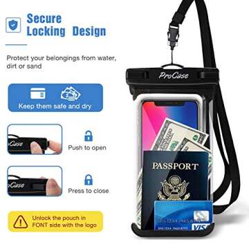 ProCase Waterproof Phone Pouch - Adventure Ready & Safe