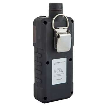 4 Gas Monitor by Forensics | Built-in Pump Multi Gas Meter | O2, CO, H2S, LEL | Color Display & Graphing | USA NIST Calibration | Computer Data Logging |