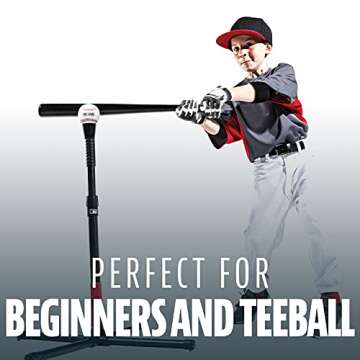 Franklin Sports MLB XT Youth Batting Tee,Black