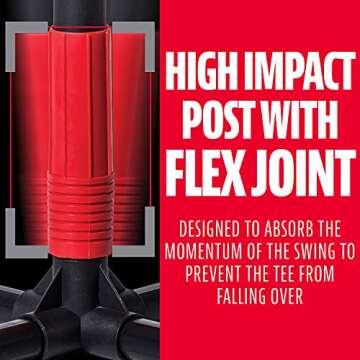 Franklin Sports MLB XT Youth Batting Tee,Black