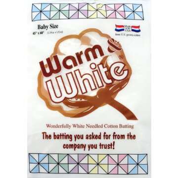 Warm Company Cotton Batting for Beautiful Quilts
