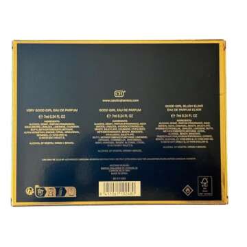 Carolina Herrera Good Girl Gift Set 3 High Heels Mini Splash Bottles, 0.24 Fl Oz