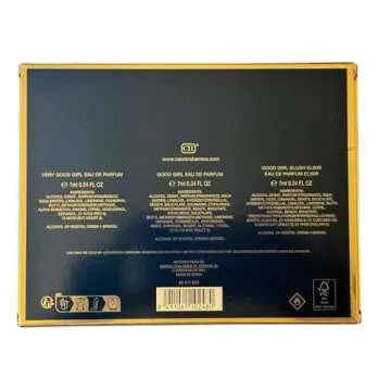 Carolina Herrera Good Girl Gift Set 3 High Heels Mini Splash Bottles, 0.24 Fl Oz