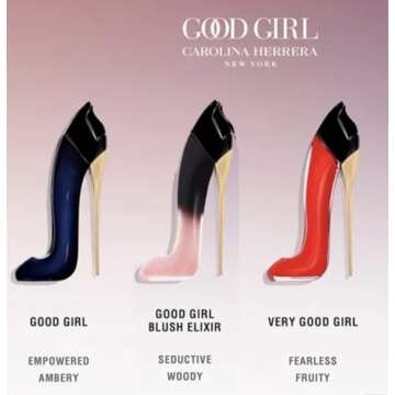 Carolina Herrera Good Girl Gift Set 3 High Heels Mini Splash Bottles, 0.24 Fl Oz