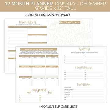 Bloom Daily Planners 2023 Monthly Calendar - Organize Your Year
