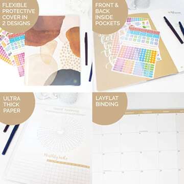 Bloom Daily Planners 2023 Monthly Calendar - Organize Your Year