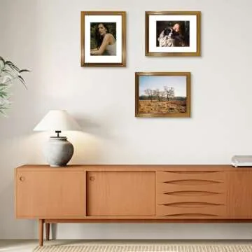 Elegant Dark Gold Photo Frame for 8x10 Pictures