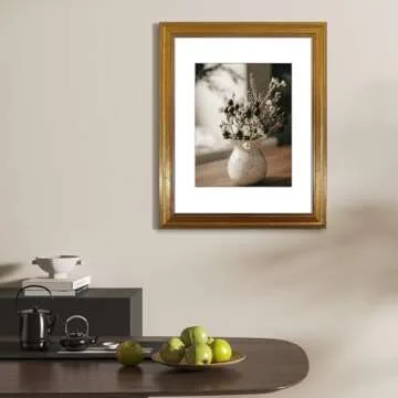 Elegant Dark Gold Photo Frame for 8x10 Pictures