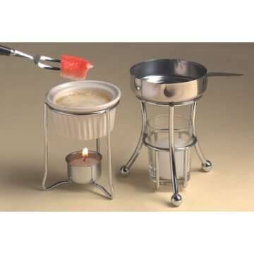 American METALCRAFT BWR34 Ramekin Butter Warmer - 2 oz Ceramic White