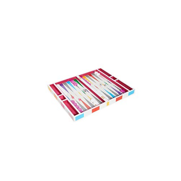Luxe Jonathan Adler Rainbow Backgammon Set for Stylish Game Nights
