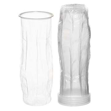 Diaper Genie Playtex Nurser 8 oz Drop-Ins Baby Bottle, 50 Count