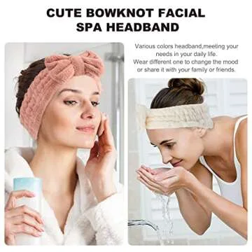 MIMITOOU Headbands for Women - Skincare, Spa, Makeup, Face Wash - Mothers Day and Teen Girls Gifts, Trendy Stuff