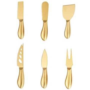Golden Cheese Knife Set - Perfect Gift for Cheese Lovers