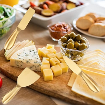Golden Cheese Knife Set - Perfect Gift for Cheese Lovers